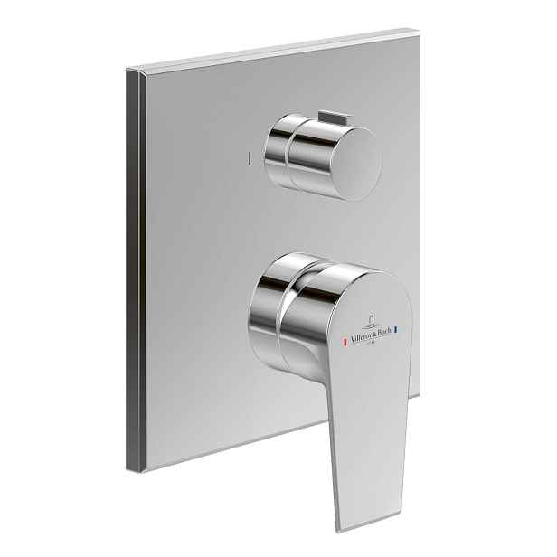 Villeroy & Boch Liberty - Baterie pod omítku, pro 2 spotřebiče, chrom TVS10700700061