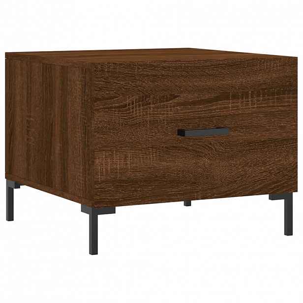 vidaXL Konferenční stolek hnědý dub 50 x 50 x 40 cm kompozitní dřevo
