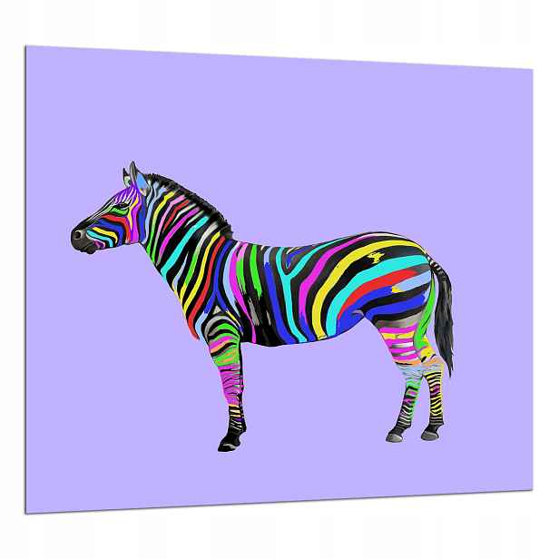 Skleněná Ochranná Deska 65x60 Zebra