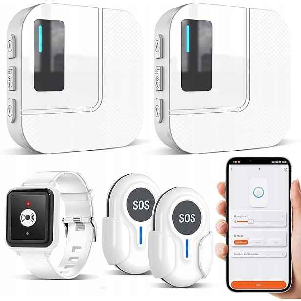 Sos alarmové tlačítko pro seniory WiFi Tuya Smart Alarmový systém