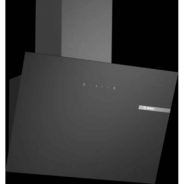 Bosch Serie 2 Nástěnný odsavač par 60 cm černé sklo, černá DWK65DK60