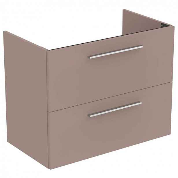 Ideal Standard i.Life A - Skříňka pod umyvadlo, 80x44x63 cm, 2 zásuvky, matná béžová T5256NH