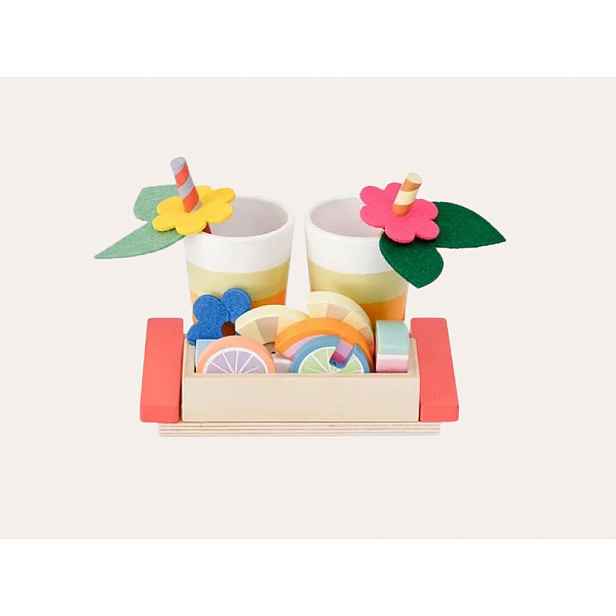 Kid's Concept Dřevěný set pro přípravu drinků