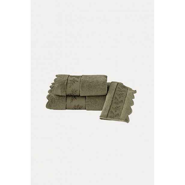 Malý ručník LORA 30 x 50 cm Khaki