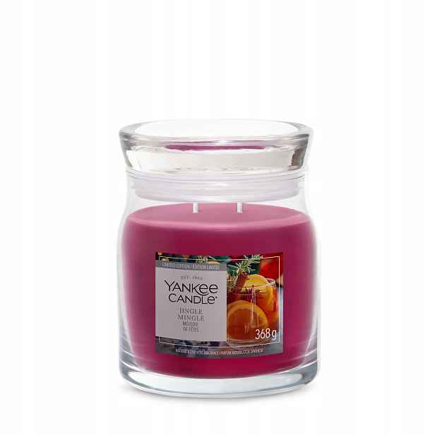 Střední vonná svíčka Yankee Candle Jingle Mingle