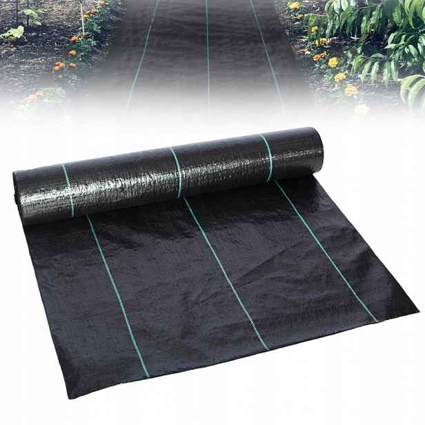 Agrotextilie zahradní proti plevelům 90 g/m² Propustná, silná, 2x25 m