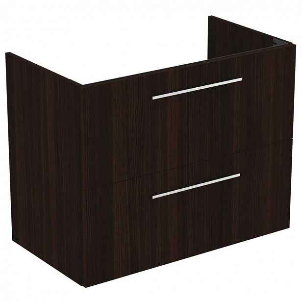 Ideal Standard i.Life A - Skříňka pod umyvadlo, 80x44x63 cm, 2 zásuvky, kávový dub T5256NW