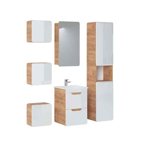 Koupelnový komplet ARUBA White 40 cm | mujnabytek.cz