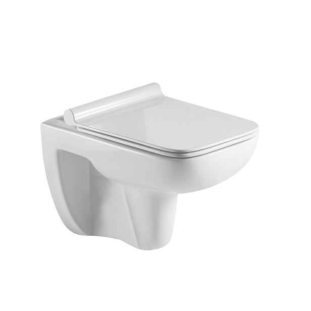 Olsen Spa  Adatto OLKLT2005E - Závěsné WC ADATTO RIMLESS se SLIM sedátkem Soft-close