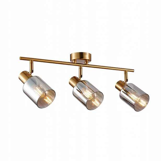 Stropní reflektor Santia černý 3x40W E14 pohyblivý do jídelny Italux