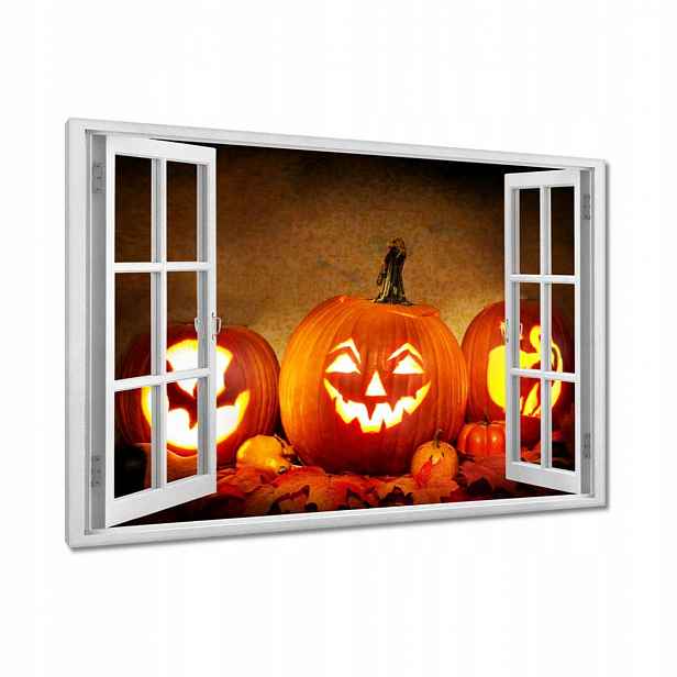 Obrazy 90x60 Halloween Dýně