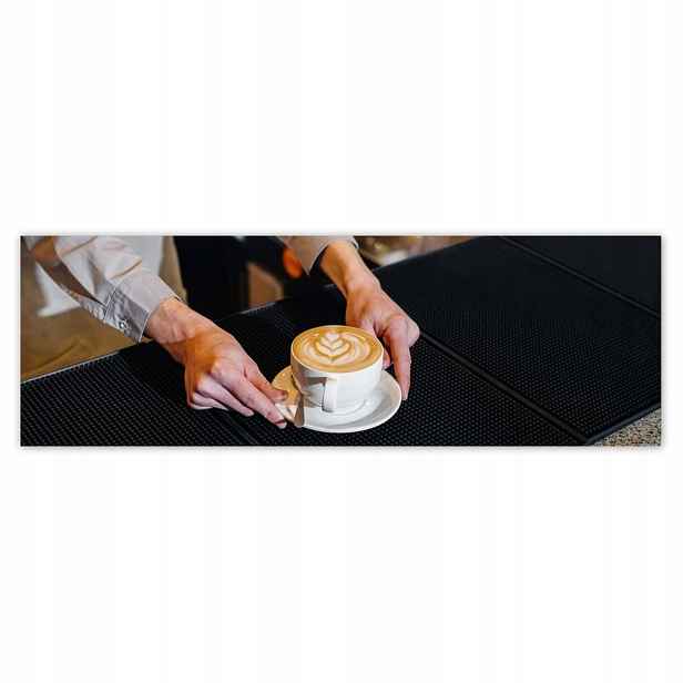 Plakáty 200x66 Barista, podávání kávy