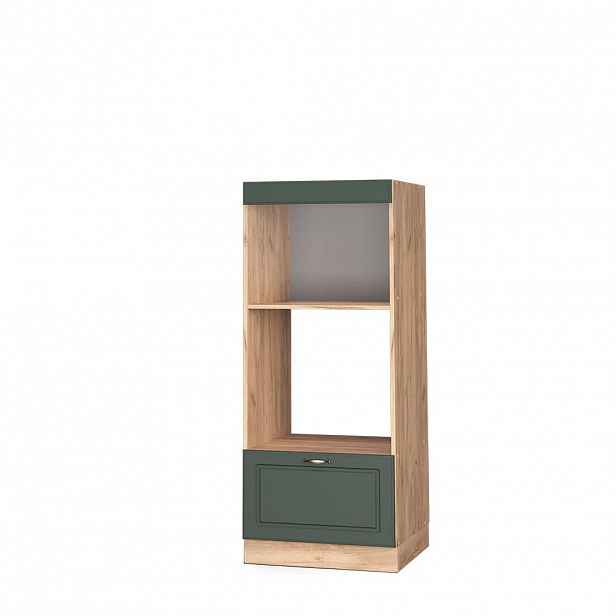 Vicco SKŘÍŇKA NA MIKROVLNNOU TROUBU Fame-Line Zelená zlatá země 60 cm otevřený