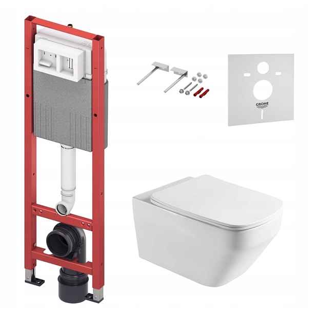 Podomítkový Wc set Stelaz Tece 320 mm Wc mísa Imprese Tornado
