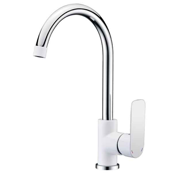 Belaggio Rio 4148 dřezová stojánková baterie - bílá/chrom