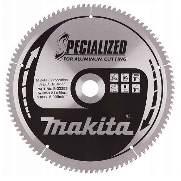 Pilový Kotouč Na Hliník 305x30mm 100Z Makita B-33358 B-09684