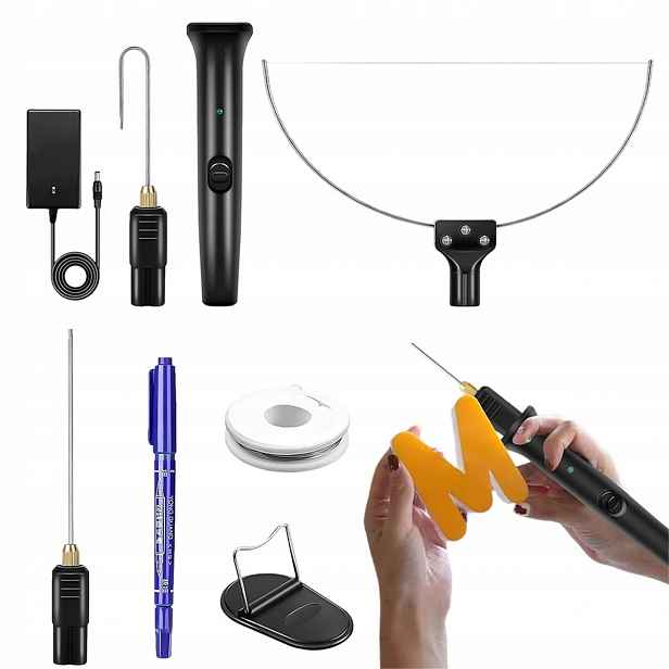 Profesionální Nůž 18 W Pro Modelování S Adaptérem Eu