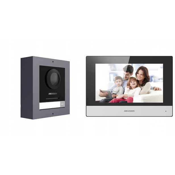 Ip videotelefonní sada DS-KIS602(B) Hikvision
