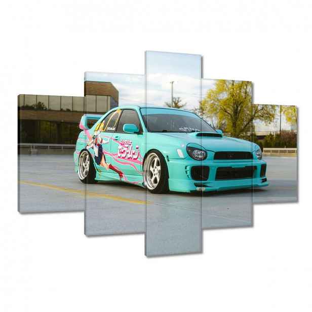 Obrazy 150x105 Tyrkysová Fura Sport Car