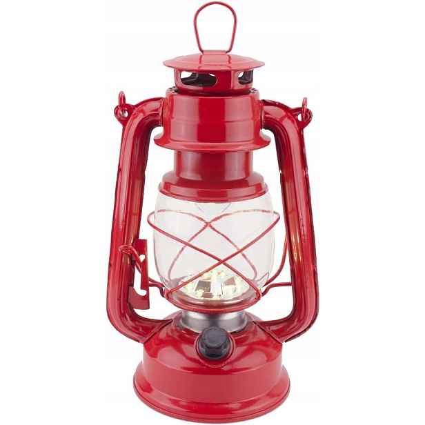 Starožitná závěsná Led lampa červená)