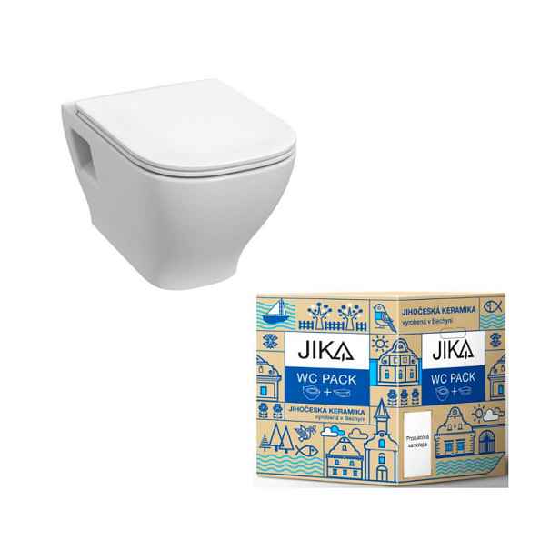 WC závěsné Jika Deep pack-N Rimless včetně sedátka