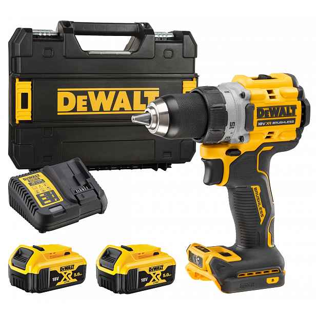 Aku Šroubovák 18V 90Nm 2x5Ah 2-rychlostní DeWALT DCD800P2T