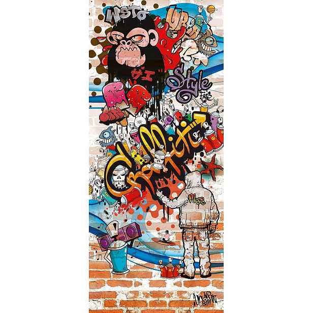 Fototapeta na dveře GRAFFITI 86x200 cm