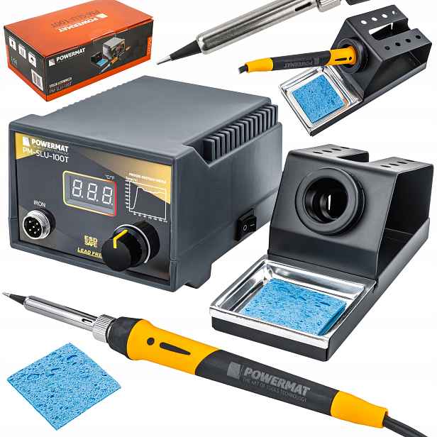 Pájecí stanice Powermat 100 W s topným tělesem 200-480 °C