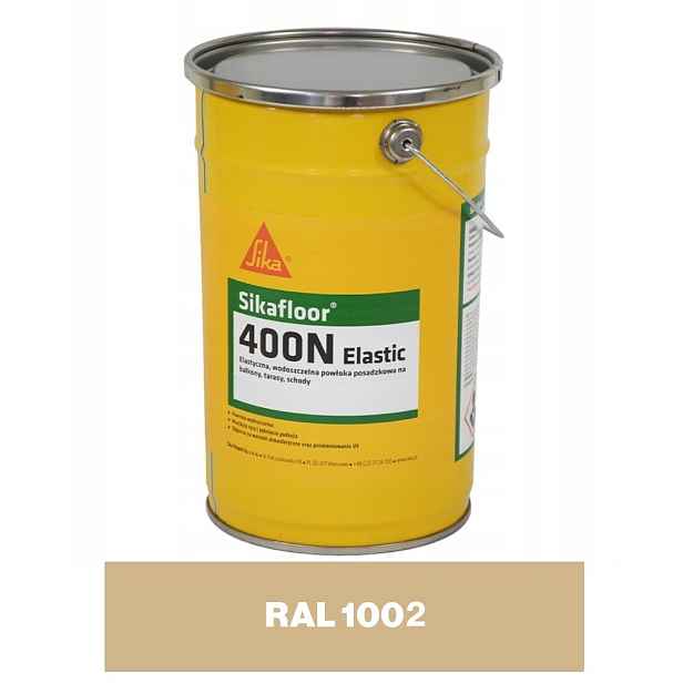 Sikafloor 400N Elastic – polyuretanová, pružná pryskyřice Ral 1002 6 kg