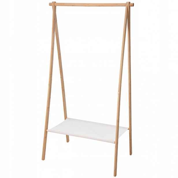 Věšák na oblečení s policí Scandi h155 x 86 cm Šatní skříň Stojící police