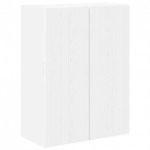 vidaXL TV wall cabinet 59,5 x 31 x 80 cm Bílá Kompozitní dřevo