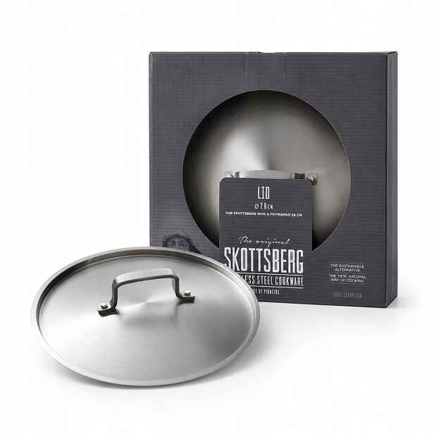 Víko Z Nerezové Oceli 28 cm I Skottsberg Stainless Steel