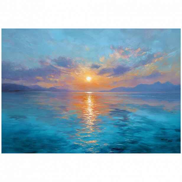 Wallarena FOTOTAPETA Mořské slunce modrá 150x105 cm