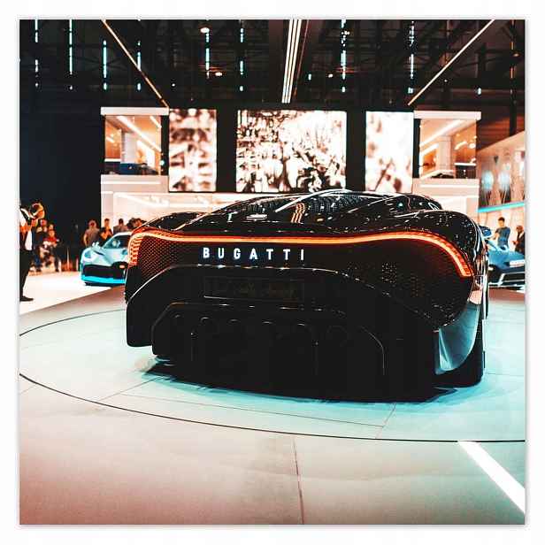 Plakáty 140x140 Bugatti Auto