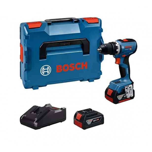 Bosch - 18V AKU vrtací šroubovák, 2x aku 5,0 Ah GBA, nabíječka 06019N3203