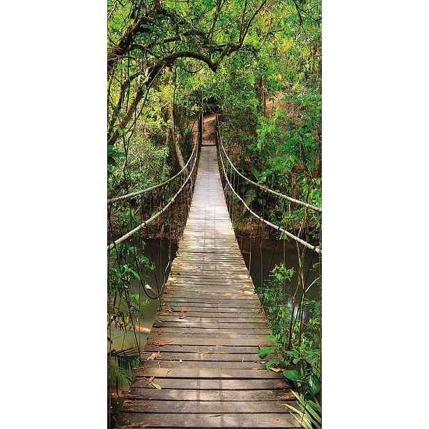 Fototapeta na dveře JUNGLE BRIDGE 86x200 cm