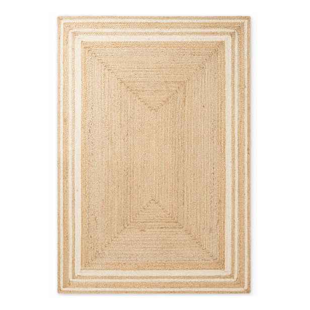 Krémový/v přírodní barvě oboustranný/ručně tkaný jutový koberec 80x150 cm Looma – Hanse Home