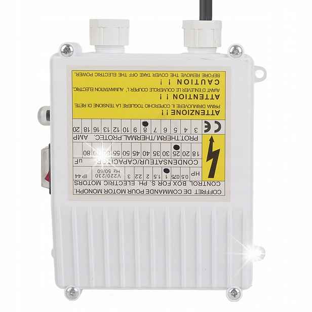 Ovládací skříň ponorného čerpadla 220V750W Řídicí jednotka čerpadla
