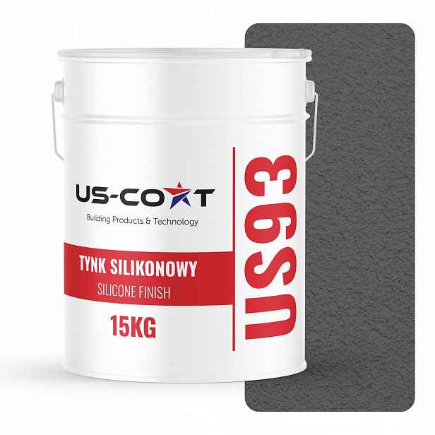 Silikonová Fasádní Omítka Šedá Tmavá F276 15 Kg Beránek Granulace 2.0 mm