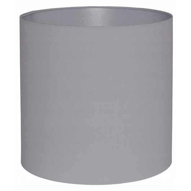 Stínidlo pro závěsnou stojací lampu Válec 15/15 cm E27 Špinavě šedý Mirano