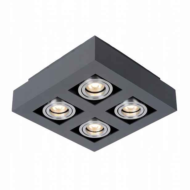 Casemiro Nástěnná lampa Černá Moderní 4xGU10 50W IP20