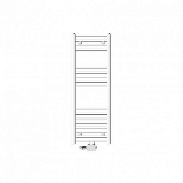 LuxeBath KOUPELNOVÉ těleso Sahara 400 x 1200 mm, bílé, rovné, s ventilem, univerzální