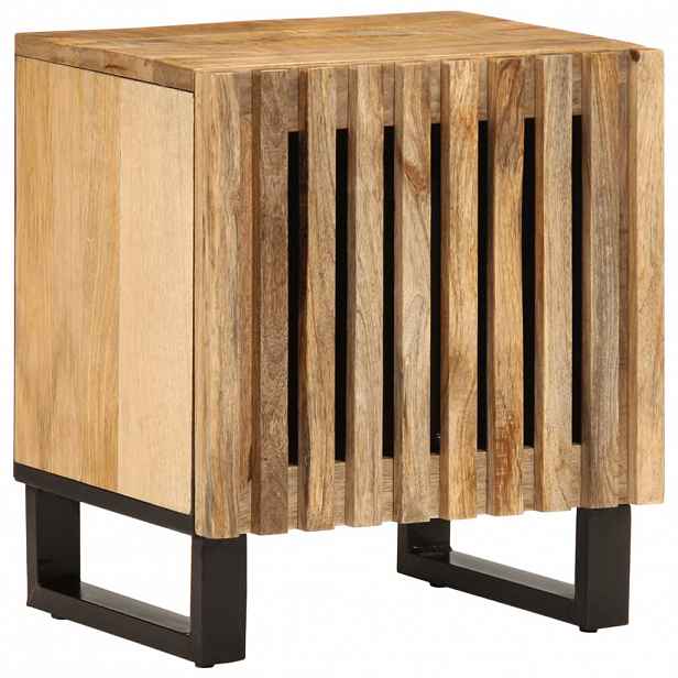 vidaXL Noční stolek 40 x 34 x 46 cm masivní hrubé mangovníkové dřevo