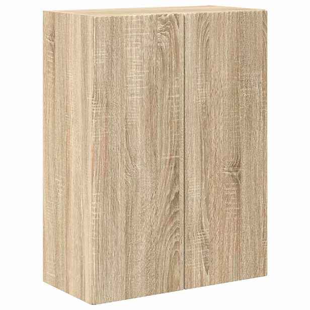 vidaXL TV wall cabinet 59,5 x 31 x 80 cm Sonoma dub Kompozitní dřevo