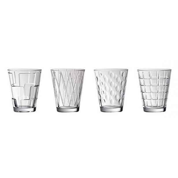 Villeroy & Boch Dressed Up Clear sada sklenic na vodu, 4x 0,310 l