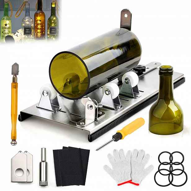 Nerezová Ocel Stroj Na Řezání Skleněných Lahví L-shaped Glass Cutter
