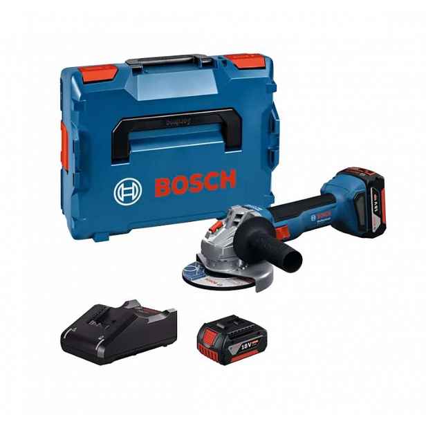 Bosch - 18V AKU úhlová bruska 125 mm, 2x aku 5,0 Ah GBA, nabíječka 06019N9003