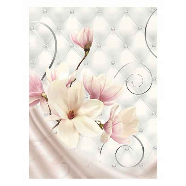Fototapeta Magnolie s diamanty kvetoucí na pozadí 184x254, vinylová lepidlo
