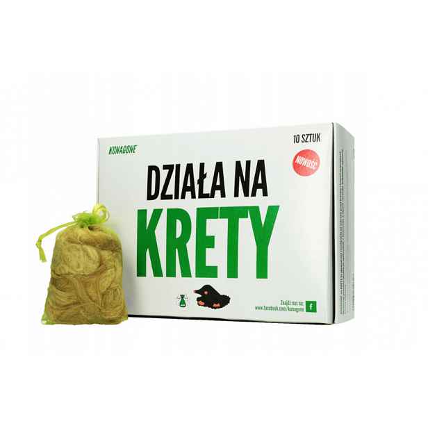 Kunagone Pachový odpuzovač krtků KUNAGONE, set 10 ks
