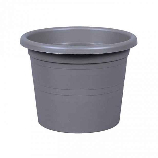 Květináč plastový SAKURA MODERN matný šedý 18cm